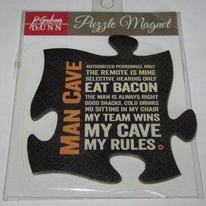 P. Graham Dunn Puzzle Magnet "Man Cave"